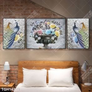 Tranh treo tường 3D đẹp cho phòng khách hiện đại