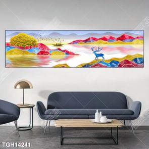 Tranh treo tường 3D đẹp cho phòng khách hiện đại