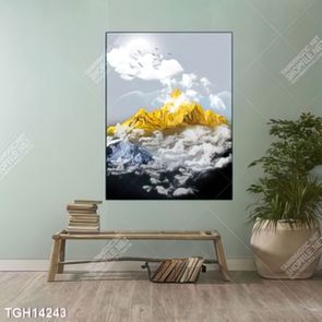 Tranh canvas decor phòng khách đẹp hiện đại
