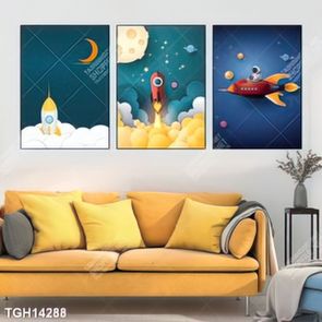 Tranh decor 3D trang trí độc đáo