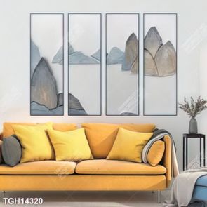 Tranh ghép theo bộ trang trí tường nhà độc đáo