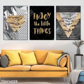 Tranh decor phong cách nội thất tối giản
