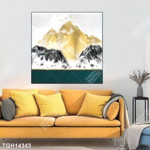 Tranh decor phong cách nội thất tối giản