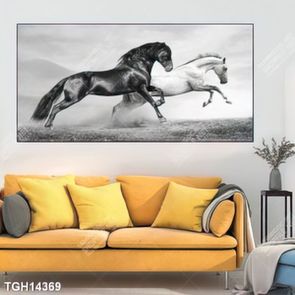 Tranh ghép 3d in vải canvas