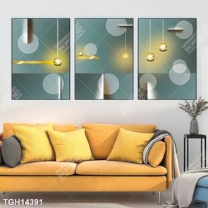 Tranh ghép 3d in vải canvas