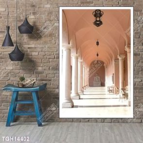 Tranh ghép tôn vẻ đẹp mảng tường trắng