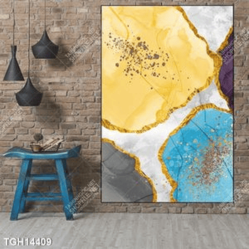 Tranh canvas decor phòng khách đẹp hiện đại