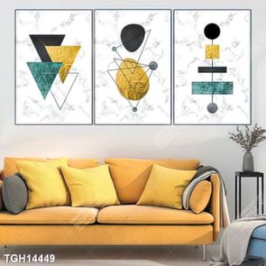 Tranh decor phong cách nội thất tối giản