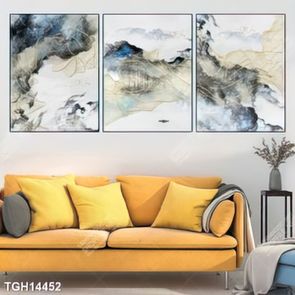 Tranh canvas decor phòng khách đẹp hiện đại