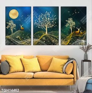 Tranh ghép theo bộ trang trí tường nhà độc đáo