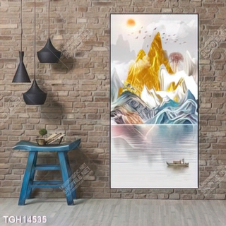 Tranh ghép 3d in vải canvas