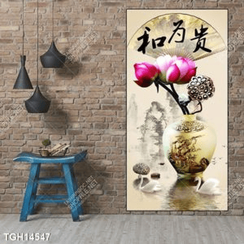 Tranh ghép theo bộ trang trí tường nhà độc đáo