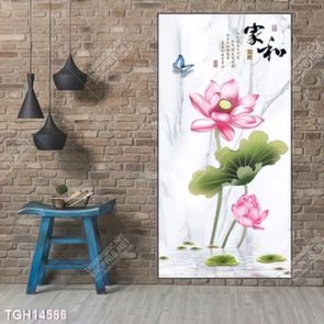 Tranh ghép tôn vẻ đẹp mảng tường trắng