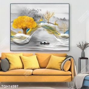 Tranh ghép tráng gương treo trang trí tường