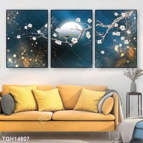 Tranh decor phong cách nội thất tối giản