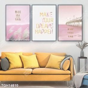 Tranh canvas decor phòng khách đẹp hiện đại