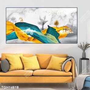 Tranh ghép 3d in vải canvas