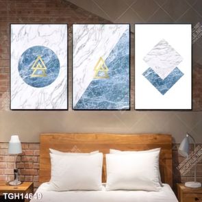 Tranh decor phong cách nội thất tối giản