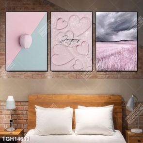 Tranh ghép 3d in vải canvas