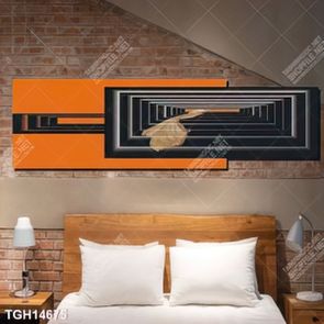 Tranh ghép 3d in vải canvas