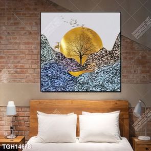 Tranh treo tường ghép bộ nhiều tấm đẹp hiện đại