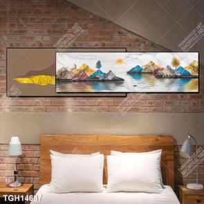 Tranh ghép theo bộ trang trí tường nhà độc đáo