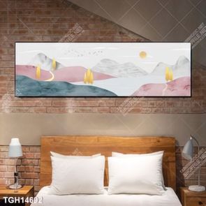 Tranh decor phong cách nội thất tối giản