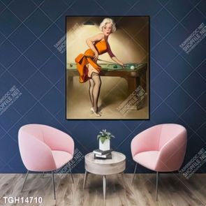 Tranh ghép tôn vẻ đẹp mảng tường trắng