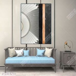 Tranh treo phòng khách đẹp ghép bộ