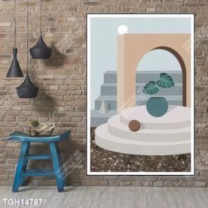 Tranh ghép tráng gương treo trang trí tường