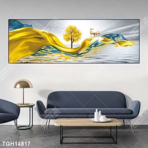 Tranh decor phong cách nội thất tối giản