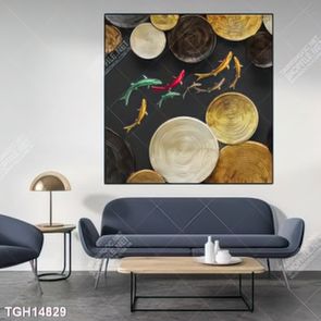 Tranh ghép tráng gương treo trang trí tường