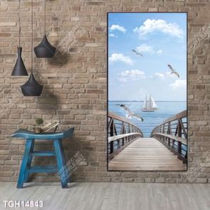 Tranh ghép 3d in vải canvas
