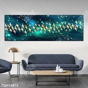 Tranh ghép 3d in vải canvas