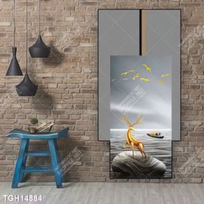 Tranh decor phong cách nội thất tối giản