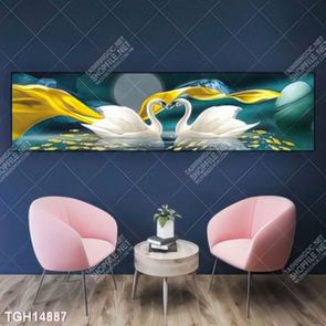 Tranh canvas decor phòng khách đẹp hiện đại