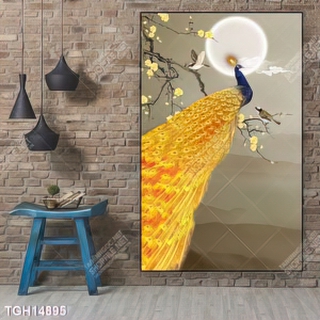 Tranh ghép 3d in vải canvas