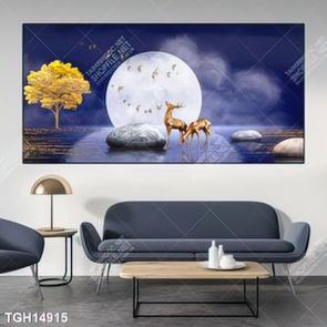 Tranh ghép tráng gương treo trang trí tường