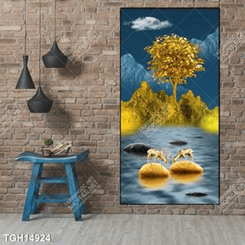 Tranh decor 3D trang trí độc đáo