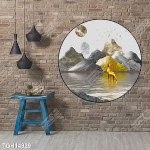 Tranh ghép 3d in vải canvas
