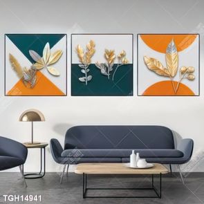 Tranh ghép theo bộ trang trí tường nhà độc đáo