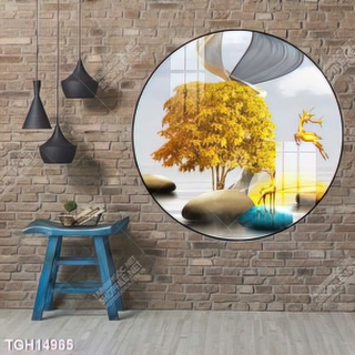 Tranh treo tường 3D đẹp cho phòng khách hiện đại