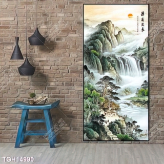 Tranh ghép 3d in vải canvas