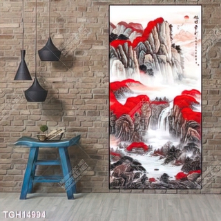 Tranh treo phòng khách đẹp ghép bộ