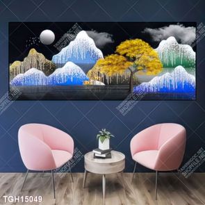 Tranh decor phong cách nội thất tối giản