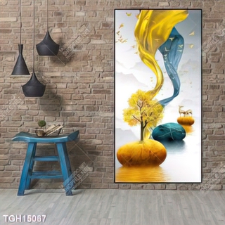 Tranh decor phong cách nội thất tối giản