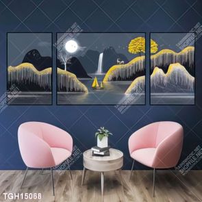 Tranh treo tường 3D đẹp cho phòng khách hiện đại