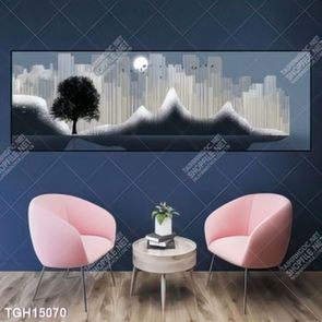 Tranh canvas decor phòng khách đẹp hiện đại