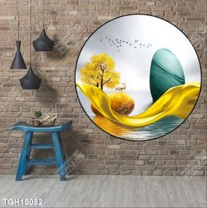 Tranh treo phòng khách đẹp ghép bộ