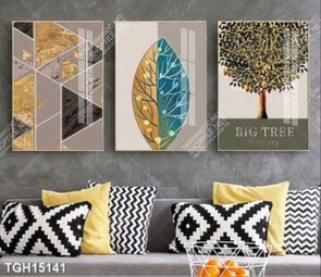 Tranh ghép theo bộ trang trí tường nhà độc đáo